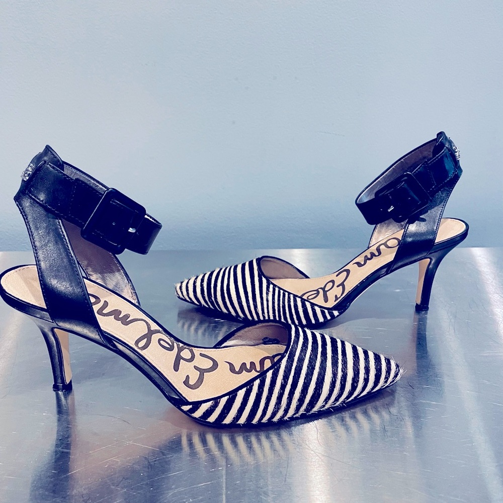 Sam Edelman okala genuine leather and calf hair